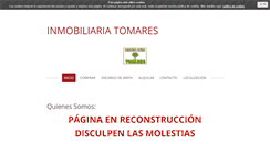 Desktop Screenshot of inmobiliariatomares.com