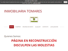 Tablet Screenshot of inmobiliariatomares.com